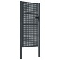 Cancello Giardino Antracite 105x225 cm in Acciaio Cancello Giardino Antracite 105x225 cm in Acciaio
