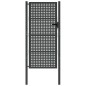 Cancello Giardino Antracite 105x225 cm in Acciaio Cancello Giardino Antracite 105x225 cm in Acciaio