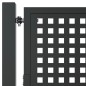Cancello Giardino Antracite 105x225 cm in Acciaio Cancello Giardino Antracite 105x225 cm in Acciaio