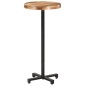 Tavolino da Bar Rotondo Ø50x110 cm in Legno Massello di Acacia Tavolino da Bar Rotondo Ø50x110 cm in Legno Massello di Acacia
