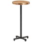 Tavolino da Bar Rotondo Ø50x110 cm in Legno Massello di Acacia Tavolino da Bar Rotondo Ø50x110 cm in Legno Massello di Acacia