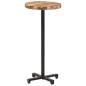 Tavolino da Bar Rotondo Ø50x110 cm in Legno Massello di Acacia Tavolino da Bar Rotondo Ø50x110 cm in Legno Massello di Acacia