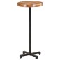 Tavolino da Bar Rotondo Ø50x110 cm in Legno Massello di Acacia Tavolino da Bar Rotondo Ø50x110 cm in Legno Massello di Acacia