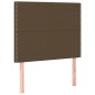 vidaXL Testiera 2 pz Marrone Scuro 100x5x78/88 cm in Tessuto vidaXL Testiera 2 pz Marrone Scuro 100x5x78/88 cm in Tessuto