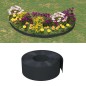 Bordature da Giardino 5 pz Nere 10 m 20 cm in Polietilene Bordature da Giardino 5 pz Nere 10 m 20 cm in Polietilene