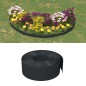 Bordature da Giardino 2 pz Nere 10 m 20 cm in Polietilene Bordature da Giardino 2 pz Nere 10 m 20 cm in Polietilene