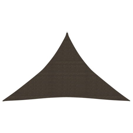Vela Parasole 160 g/m² Marrone 2,5x2,5x3,5 m in HDPE