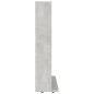 Armadio Porta CD Grigio Cemento 102x23x89,5 cm in Truciolato