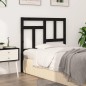 Testiera per Letto Nera 105,5x4x100cm in Legno Massello di Pino Testiera per Letto Nera 105,5x4x100cm in Legno Massello di Pino