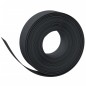 Bordature da Giardino 5 pz Nere 10 m 15 cm in Polietilene Bordature da Giardino 5 pz Nere 10 m 15 cm in Polietilene