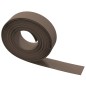 Bordature da Giardino 4 pz Marroni 10 m 15 cm in Polietilene Bordature da Giardino 4 pz Marroni 10 m 15 cm in Polietilene