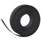 Bordature da Giardino 3 pz Nere 10 m 10 cm in Polietilene Bordature da Giardino 3 pz Nere 10 m 10 cm in Polietilene
