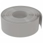 Bordature da Giardino 4 pz Grigie 10 m 20 cm in Polietilene Bordature da Giardino 4 pz Grigie 10 m 20 cm in Polietilene