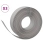 vidaXL Bordature da Giardino 3 pz Grigie 10 m 15 cm in Polietilene vidaXL Bordature da Giardino 3 pz Grigie 10 m 15 cm in Polietilene