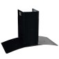 vidaXL Cappa Aspirante a Muro Acciaio Inox 756 m³/h 90 cm Nera
