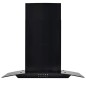 Cappa Aspirante a Muro Acciaio Inox 756 m³/h 60 cm Nera Cappa Aspirante a Muro Acciaio Inox 756 m³/h 60 cm Nera
