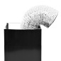 Cappa Aspirante a Muro Acciaio Inox 756 m³/h 60 cm Nera Cappa Aspirante a Muro Acciaio Inox 756 m³/h 60 cm Nera