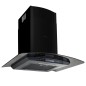 Cappa Aspirante a Muro Acciaio Inox 756 m³/h 60 cm Nera Cappa Aspirante a Muro Acciaio Inox 756 m³/h 60 cm Nera