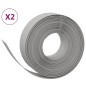 vidaXL Bordature da Giardino 2 pz Grigie 10 m 15 cm in Polietilene vidaXL Bordature da Giardino 2 pz Grigie 10 m 15 cm in Polietilene