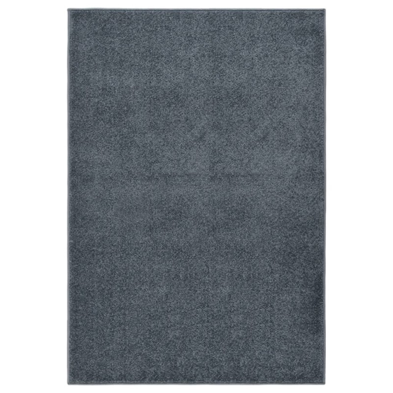 Tappeto a Pelo Corto 160x230 cm Antracite Tappeto a Pelo Corto 160x230 cm Antracite