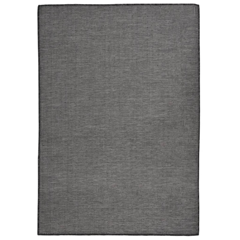 Tappeto da Esterni a Tessitura Piatta 160x230 cm Grigio Tappeto da Esterni a Tessitura Piatta 160x230 cm Grigio