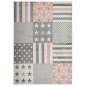 Tappeto per Bambini 120x170 cm con Motivo Stella Rosa Tappeto per Bambini 120x170 cm con Motivo Stella Rosa
