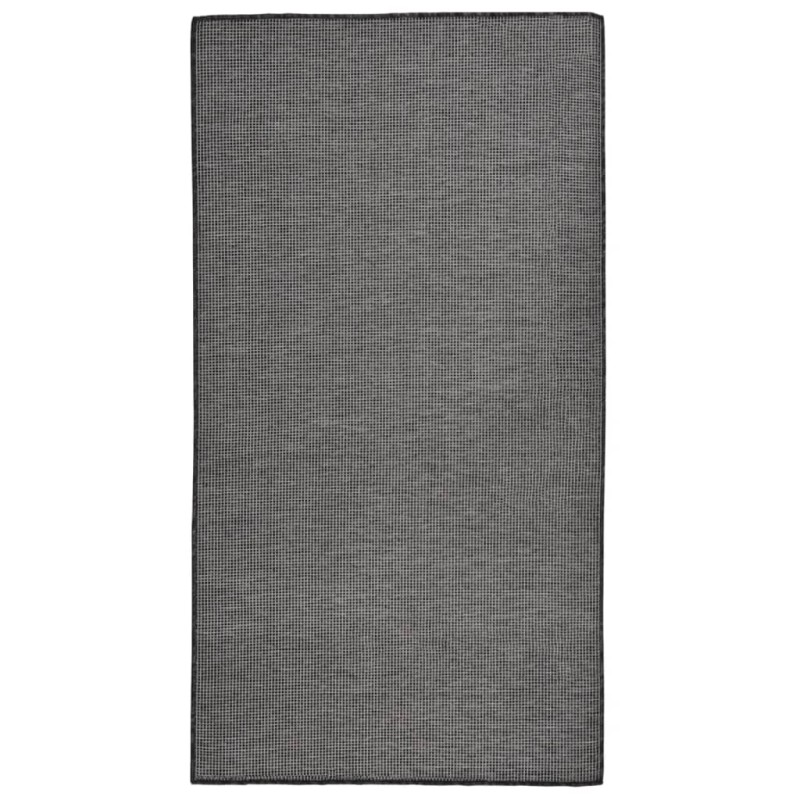 Tappeto da Esterni a Tessitura Piatta 80x150 cm Grigio Tappeto da Esterni a Tessitura Piatta 80x150 cm Grigio
