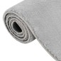 Tappeto Soffice a Pelo Corto 80x150 cm Antiscivolo Grigio Tappeto Soffice a Pelo Corto 80x150 cm Antiscivolo Grigio