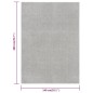 Tappeto a Pelo Corto 140x200 cm Grigio Chiaro Tappeto a Pelo Corto 140x200 cm Grigio Chiaro