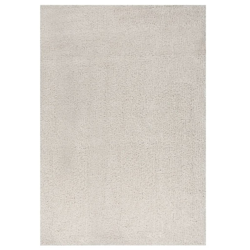 Tappeto Shaggy a Pelo Alto Crema 140x200 cm Tappeto Shaggy a Pelo Alto Crema 140x200 cm