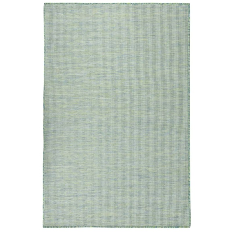 Tappeto da Esterni a Tessitura Piatta 100x200 cm Turchese Tappeto da Esterni a Tessitura Piatta 100x200 cm Turchese