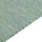 Tappeto da Esterni a Tessitura Piatta 100x200 cm Turchese Tappeto da Esterni a Tessitura Piatta 100x200 cm Turchese