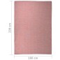 Tappeto da Esterni a Tessitura Piatta 160x230 cm Rosso Tappeto da Esterni a Tessitura Piatta 160x230 cm Rosso