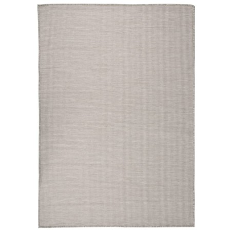 Tappeto da Esterni a Tessitura Piatta 140x200 cm Tortora