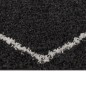 Tappeto Shaggy a Pelo Alto Crema e Antracite 140x200 cm Tappeto Shaggy a Pelo Alto Crema e Antracite 140x200 cm