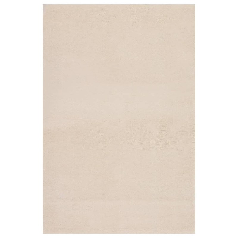 Tappeto Lavabile Soffice Pelo Corto 200x290cm Antiscivolo Beige Tappeto Lavabile Soffice Pelo Corto 200x290cm Antiscivolo Beige