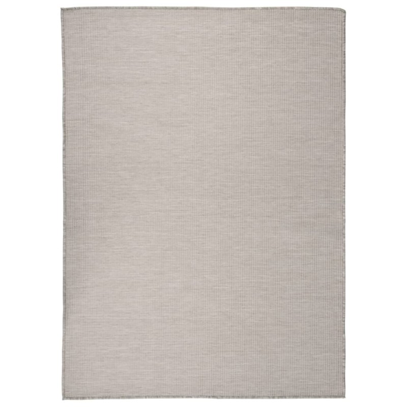Tappeto da Esterni a Tessitura Piatta 200x280 cm Tortora Tappeto da Esterni a Tessitura Piatta 200x280 cm Tortora
