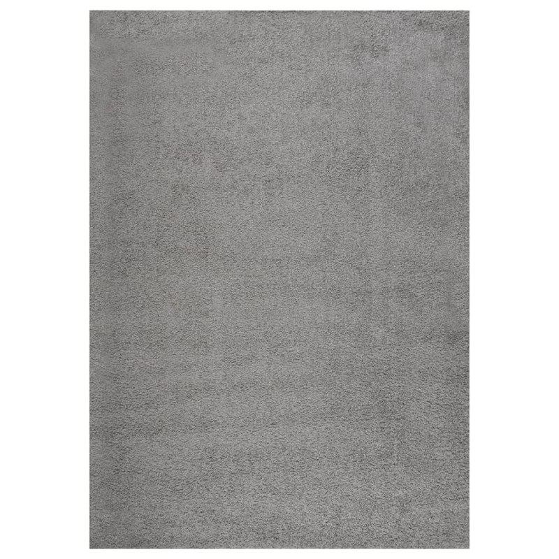 Tappeto Shaggy a Pelo Alto Grigio 120x170 cm Tappeto Shaggy a Pelo Alto Grigio 120x170 cm