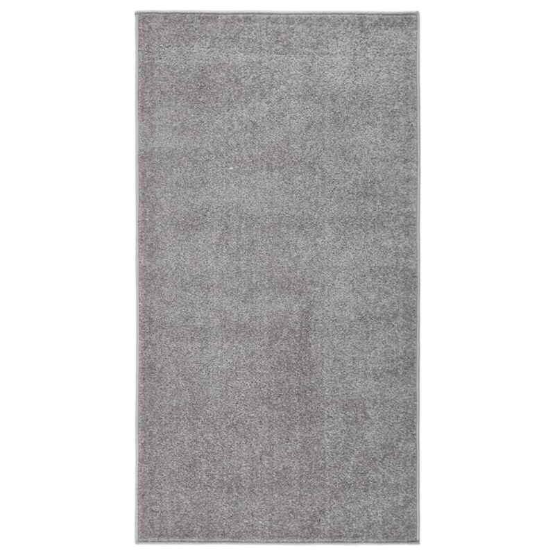 Tappeto a Pelo Corto 80x150 cm Grigio Tappeto a Pelo Corto 80x150 cm Grigio