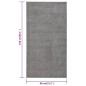 Tappeto a Pelo Corto 80x150 cm Grigio Tappeto a Pelo Corto 80x150 cm Grigio
