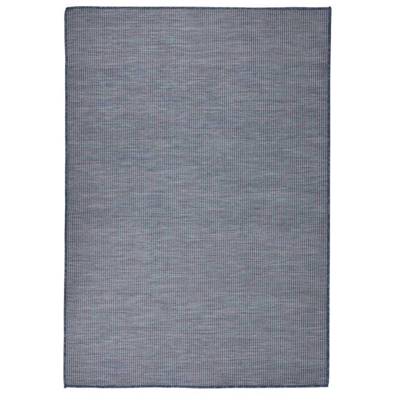 Tappeto da Esterni a Tessitura Piatta 140x200 cm Blu Tappeto da Esterni a Tessitura Piatta 140x200 cm Blu