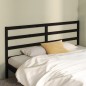 vidaXL Testiera per Letto Nera 186x4x100 cm in Legno Massello di Pino vidaXL Testiera per Letto Nera 186x4x100 cm in Legno Massello di Pino