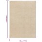 Tappeto a Pelo Corto 120x170 cm Beige Tappeto a Pelo Corto 120x170 cm Beige
