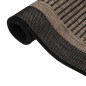 Tappeto da Esterni a Tessitura Piatta 120x170 cm Marrone Scuro Tappeto da Esterni a Tessitura Piatta 120x170 cm Marrone Scuro