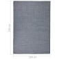 Tappeto da Esterni a Tessitura Piatta 160x230 cm Blu Tappeto da Esterni a Tessitura Piatta 160x230 cm Blu