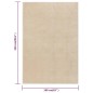 Tappeto a Pelo Corto 160x230 cm Beige