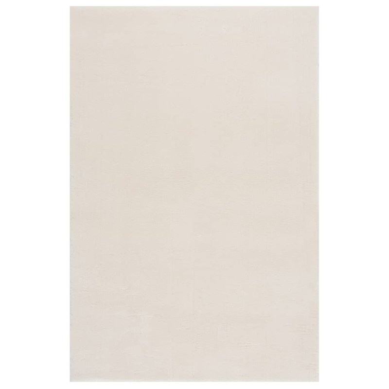 Tappeto Lavabile Soffice Pelo Corto 200x290cm Antiscivolo Crema Tappeto Lavabile Soffice Pelo Corto 200x290cm Antiscivolo Crema
