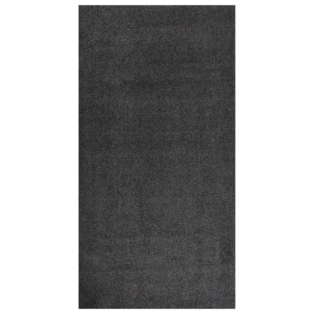 Tappeto Shaggy a Pelo Alto Antracite 80x150 cm