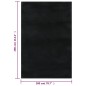 Tappeto Lavabile Soffice Pelo Corto 200x290 cm Antiscivolo Nero Tappeto Lavabile Soffice Pelo Corto 200x290 cm Antiscivolo Nero