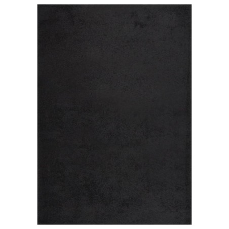 Tappeto Shaggy a Pelo Alto Nero 140x200 cm